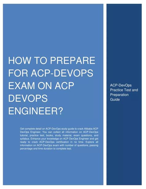 ACP-DevOps Online Tests