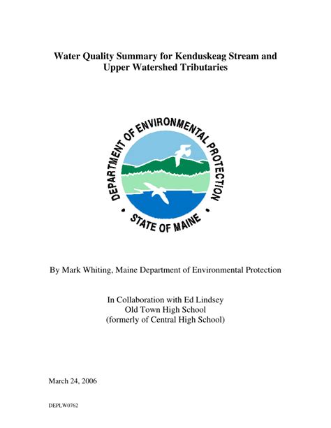 ACRWC Middlebury River 2011 Water Quality Summary
