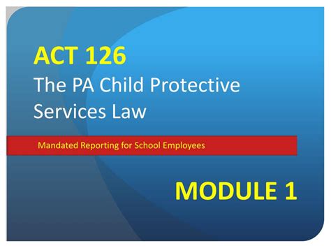 ACT 126 Mandatory Clearances - Safe Schools Videos / Vector