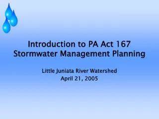 Act 167 | Department of Environmental Protection - raincitystudios.com