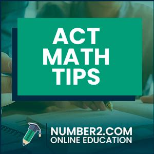 ACT-Math Lerntipps