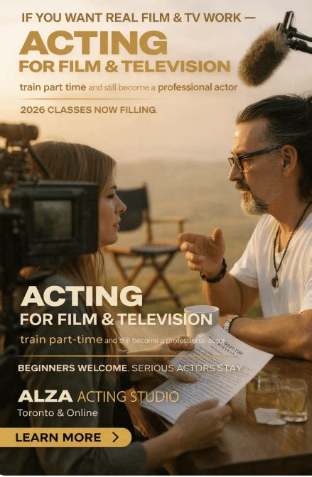 Acting Classes Toronto | Alza Acting Studio for Film & TV - muktibox.com