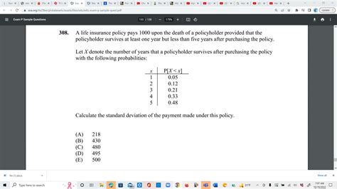 Actuary Practice Test | MCQ Exam Preparation - wintechmobiles.com