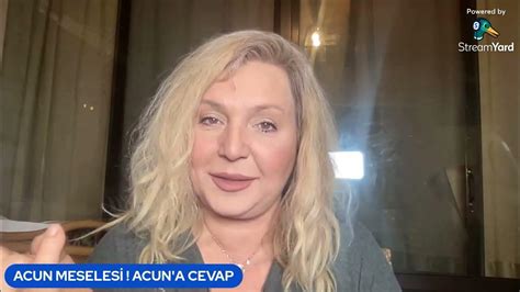 ACUN MESELESİ.. ACUN'A CEVAP. YouTube.