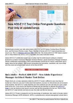 AD0-E117 Online Test