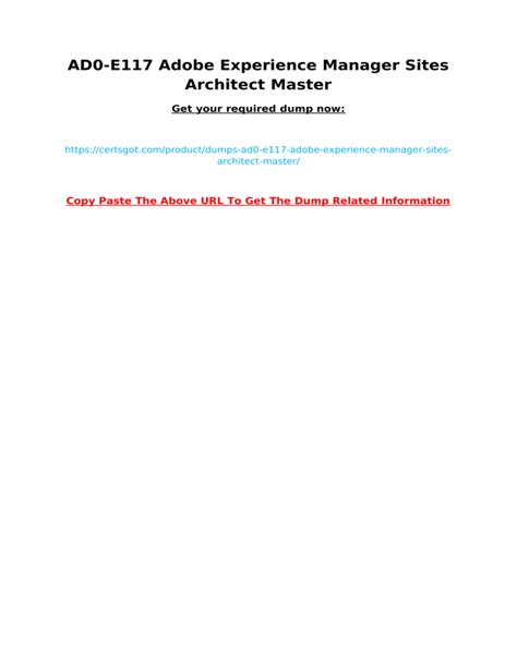 AD0-E117 PDF Testsoftware