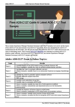 AD0-E127 Examengine