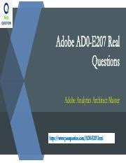 AD0-E207 PDF Testsoftware