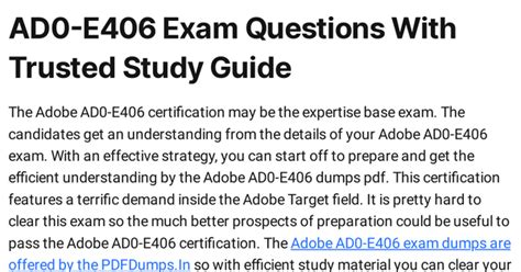 AD0-E406 Exam