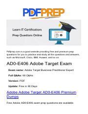 AD0-E406 PDF Testsoftware