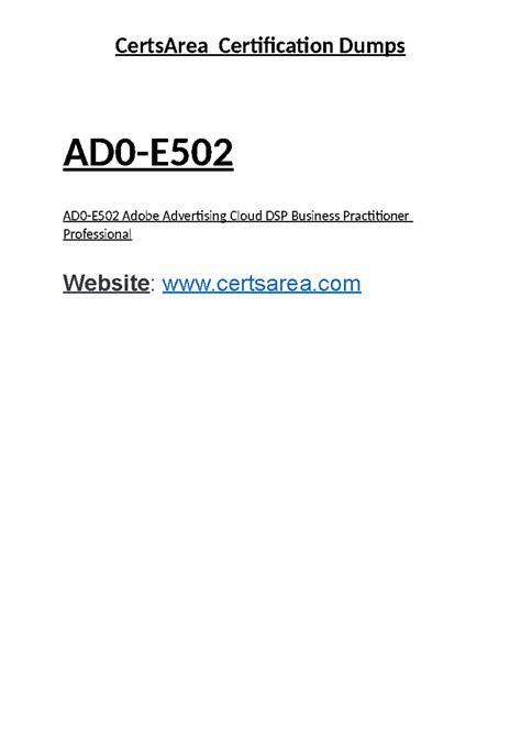 AD0-E502 Examengine