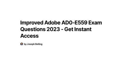 AD0-E559 Prüfungsinformationen