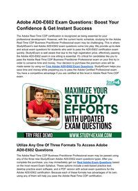 AD0-E602 Exam Fragen