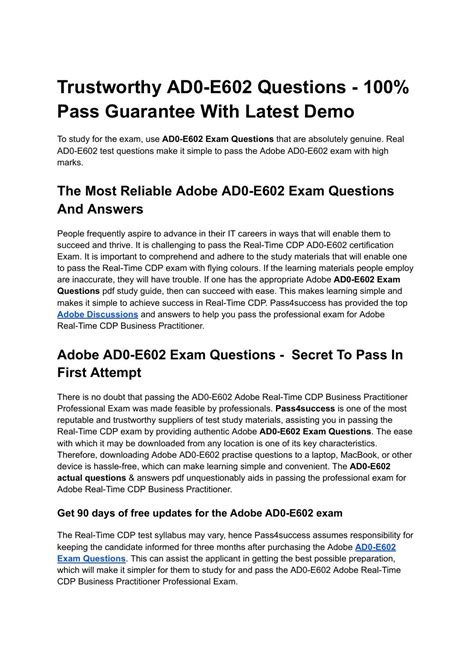 AD0-E602 Prüfungsübungen