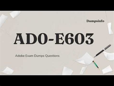 AD0-E603 Dumps Deutsch