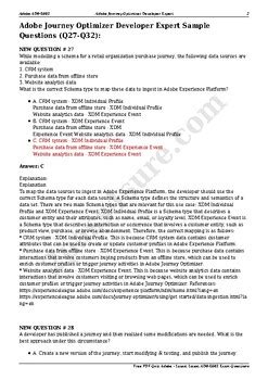 AD0-E603 Test Objectives Pdf