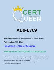 AD0-E709 Prüfungsunterlagen