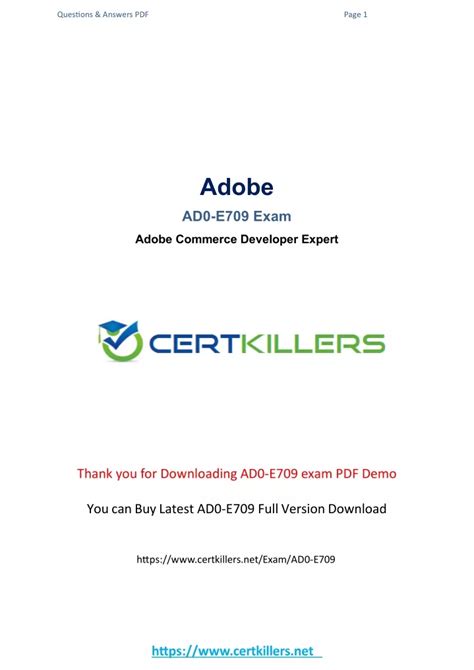 AD0-E709 Zertifikatsdemo