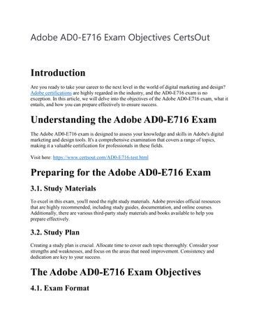 AD0-E716 Exam