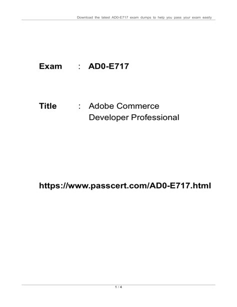 AD0-E717 PDF Demo
