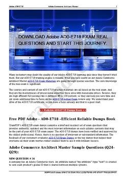AD0-E718 PDF Demo
