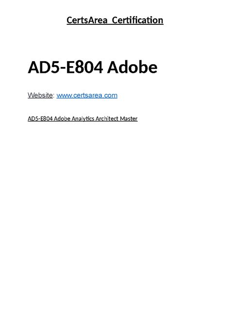AD5-E804 Pruefungssimulationen