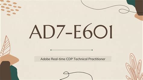 AD7-E601 PDF Demo