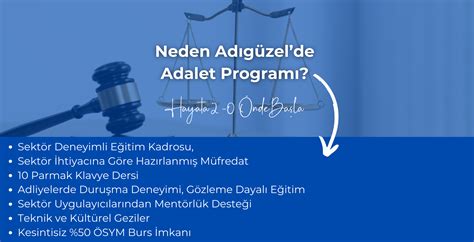 ADALET PROGRAMI STAJ TAKVİMİ.