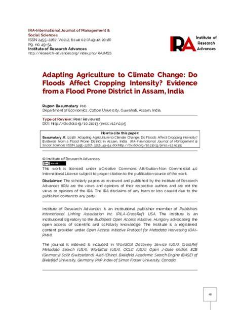 Adapting Agriculture in Disaster-Prone Areas of … - raincitystudios.com