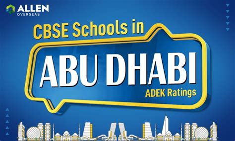 ADEK Ratings 2024 - Schools in Abu Dhabi (Outstanding)