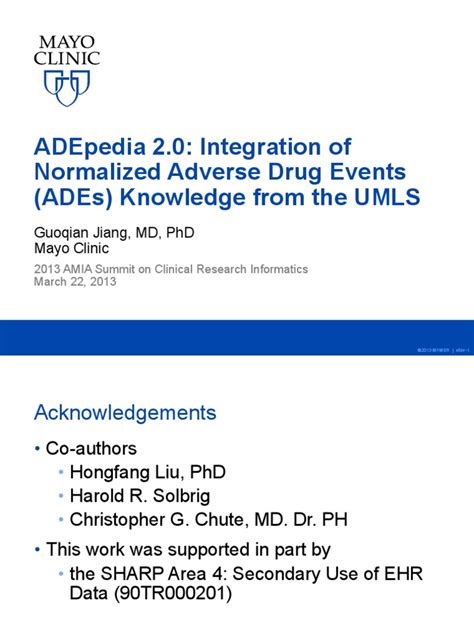 ADEpedia 2 0 Integration of Normalized Adverse Drug Events ADEs