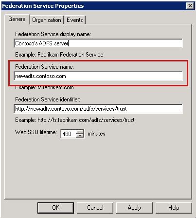 ADFS 2.0 service fails to start - Windows Server