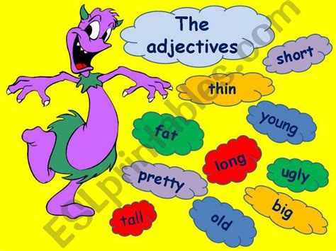ADJECTIVES 1 ppt
