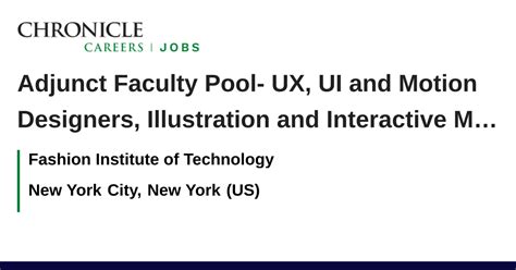 Adjunct Faculty Pool- UX, UI and Motion Designers, Illustration and ... - muktibox.com