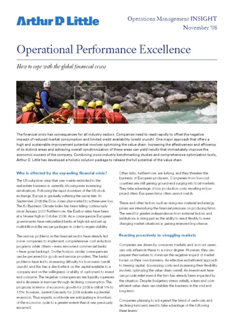 ADL Operational Performance Excellence 1