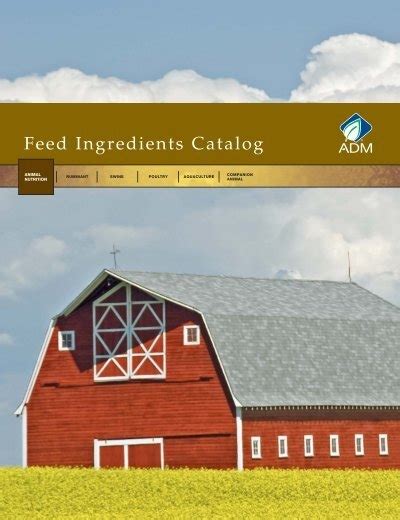 ADM Feed Ingredients Catalog