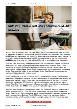 ADM-261 Online Tests