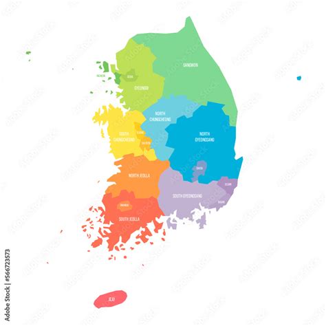 Administrative divisions of South Korea - wintechmobiles.com