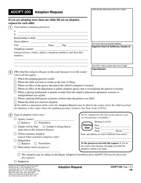 ADOPT200 Adoption Request Free Download