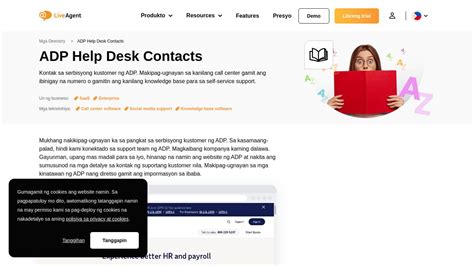 ADP Help Desk Contacts - LiveAgent