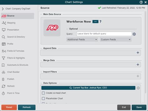 ADP Workforce Now Integration Details
