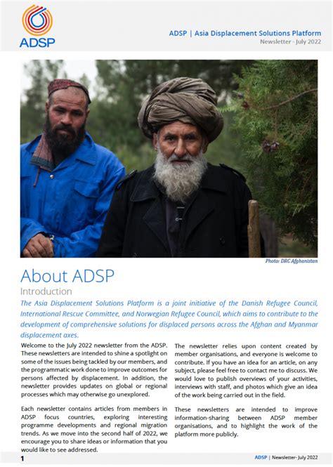 ADSP Newsletter July 2011 English