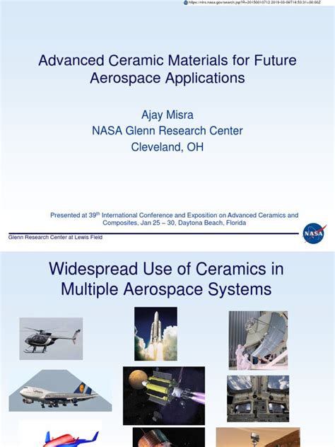 Advanced Ceramic Materials for Aerospace Propulsion and Power - wintechmobiles.com