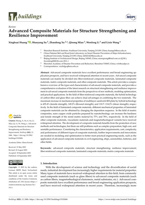 Advanced Composite Materials for Structure Strengthening and - wintechmobiles.com