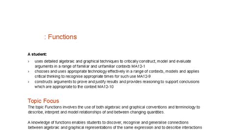 Advanced Maths Stage 6 Syllabus: Functions, Calculus ... - Studocu - wintechmobiles.com