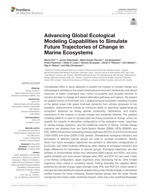 Advancing Global Ecological Modeling Capabilities to … - muktibox.com