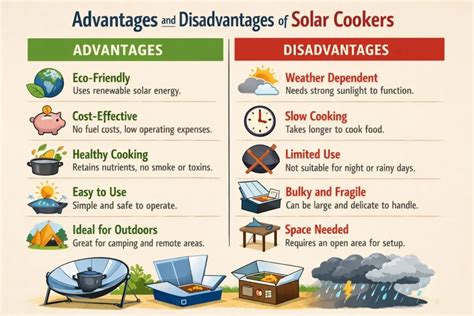 Advantages and Disadvantages of Using a Solar Cooker - raincitystudios.com