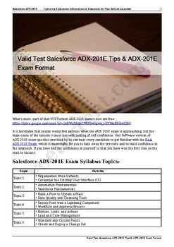 ADX-201E Exam