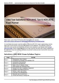 ADX-201E Valid Test Fee