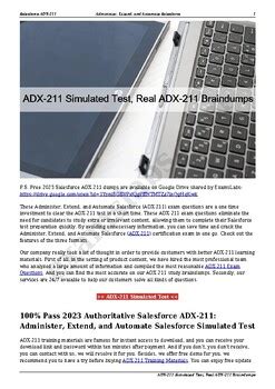 ADX-211 Online Test